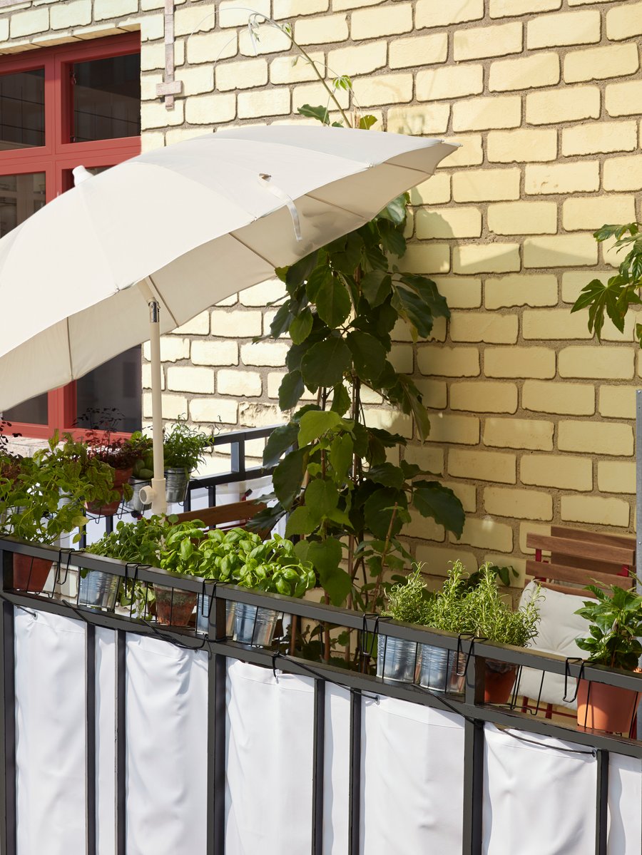 Screens for sheltered balcony privacy IKEA