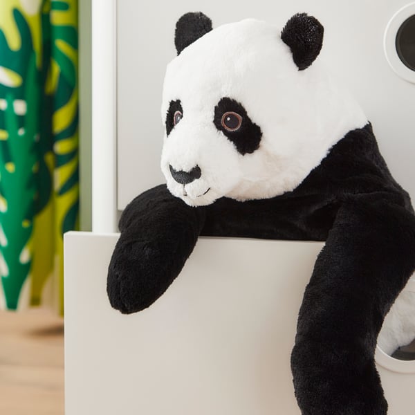 DJUNGELSKOG panda plüssállat