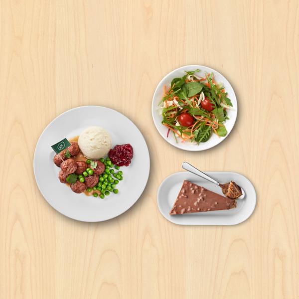 Treretters bollemeny.