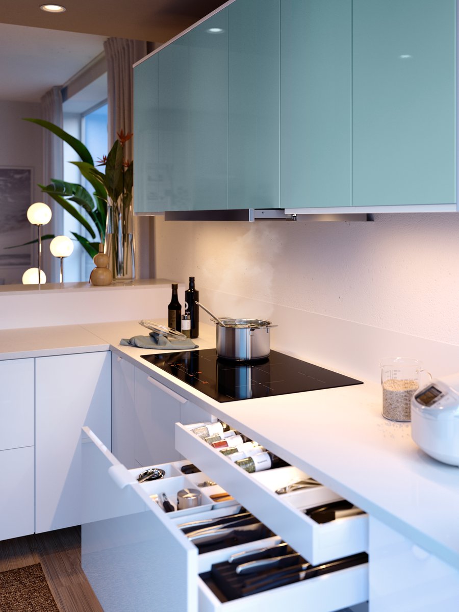 Large kitchen ideas with a clean, modern look - IKEA US