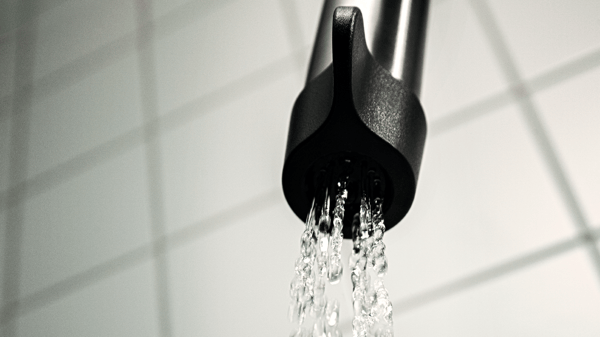 An ÅBÄCKEN mist nozzle for mixer tap