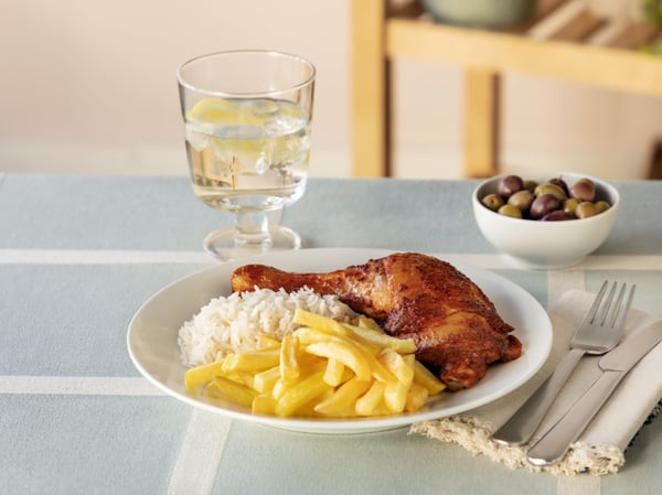 chicken leg menu