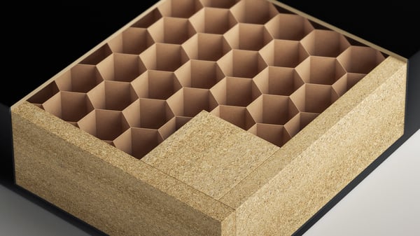 A white LACK side table