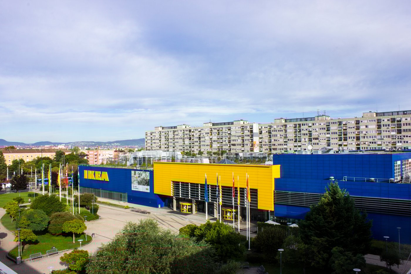 Budapest, Ör vezér tere IKEA áruház
