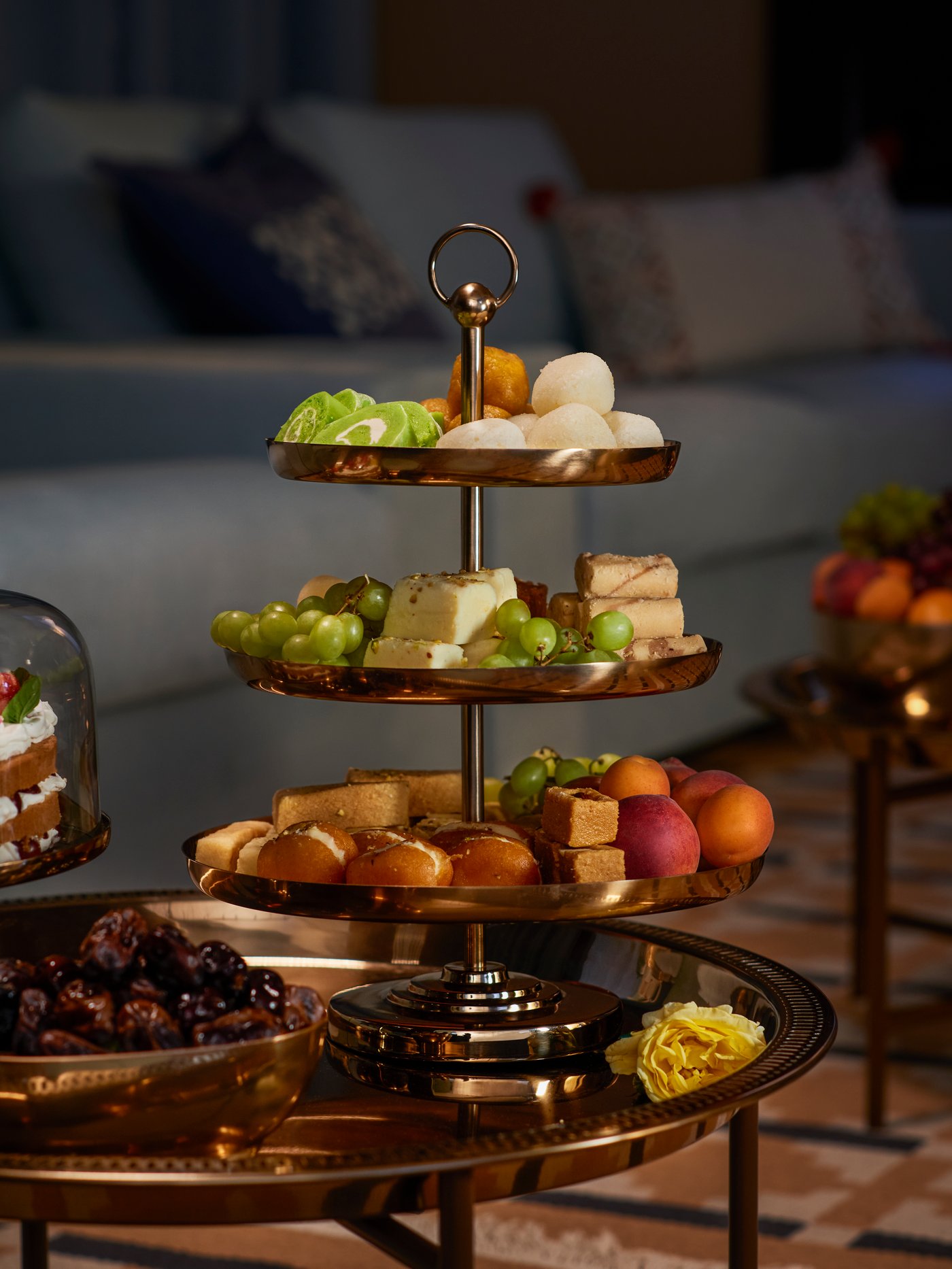 GOKVALLA tiered cake stand