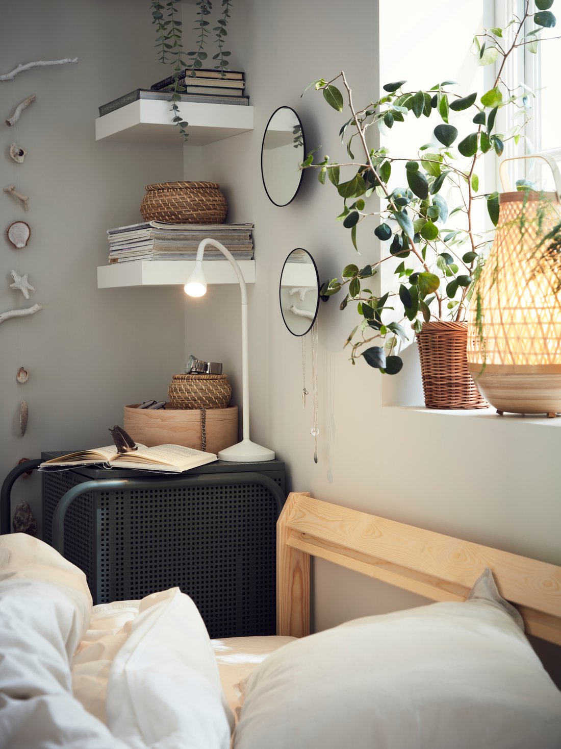 A small bedroom with big organization ideas IKEA US