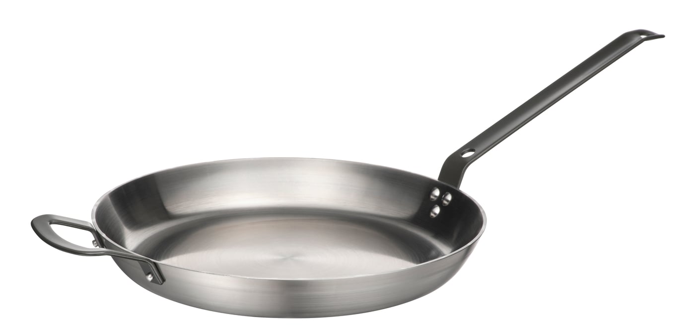 IKEA VARDAGEN stekpanna, kolstål, 32 cm