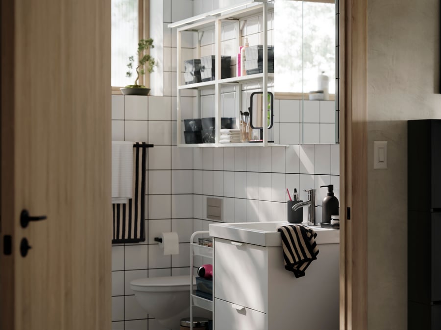 Create your own oasis with small bathroom decor - IKEA Sweden