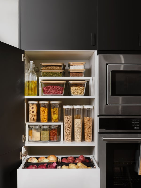 A white VARIERA shelf insert