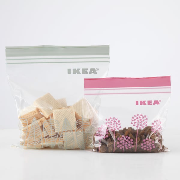 ISTAD イースタード フリーザーバッグ, ピンク/グリーン, 1/0.4l