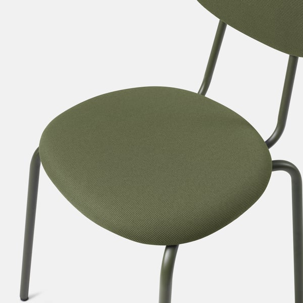A deep green Remmarn/deep green ÖSTANÖ chair