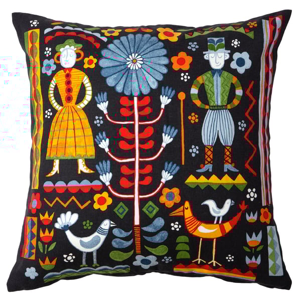 A multicolour TRATTKAKTUS cushion cover