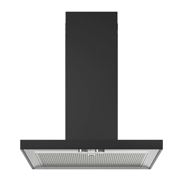 A black MATÄLSKARE wall mounted extractor hood in the NA