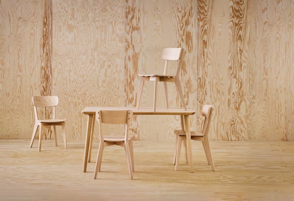 An ash LISABO chair