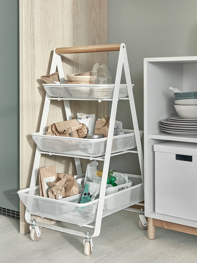 Un carrello per avere tutto a portata di mano in cucina IKEA