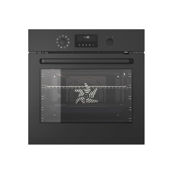 An IKEA 500 black BRÄNDBO forced air oven