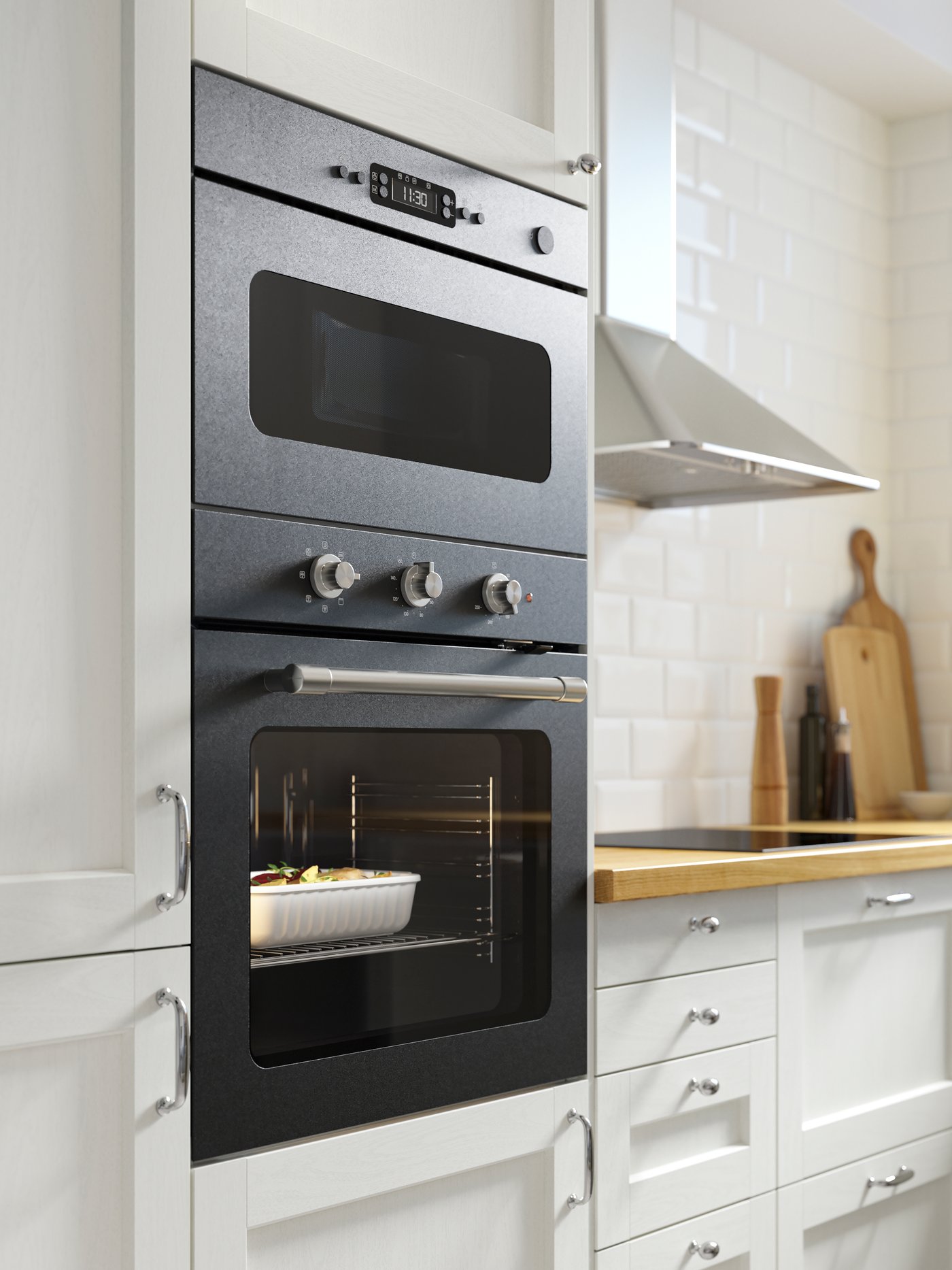 An IKEA 300 black MATTRADITION forced air oven