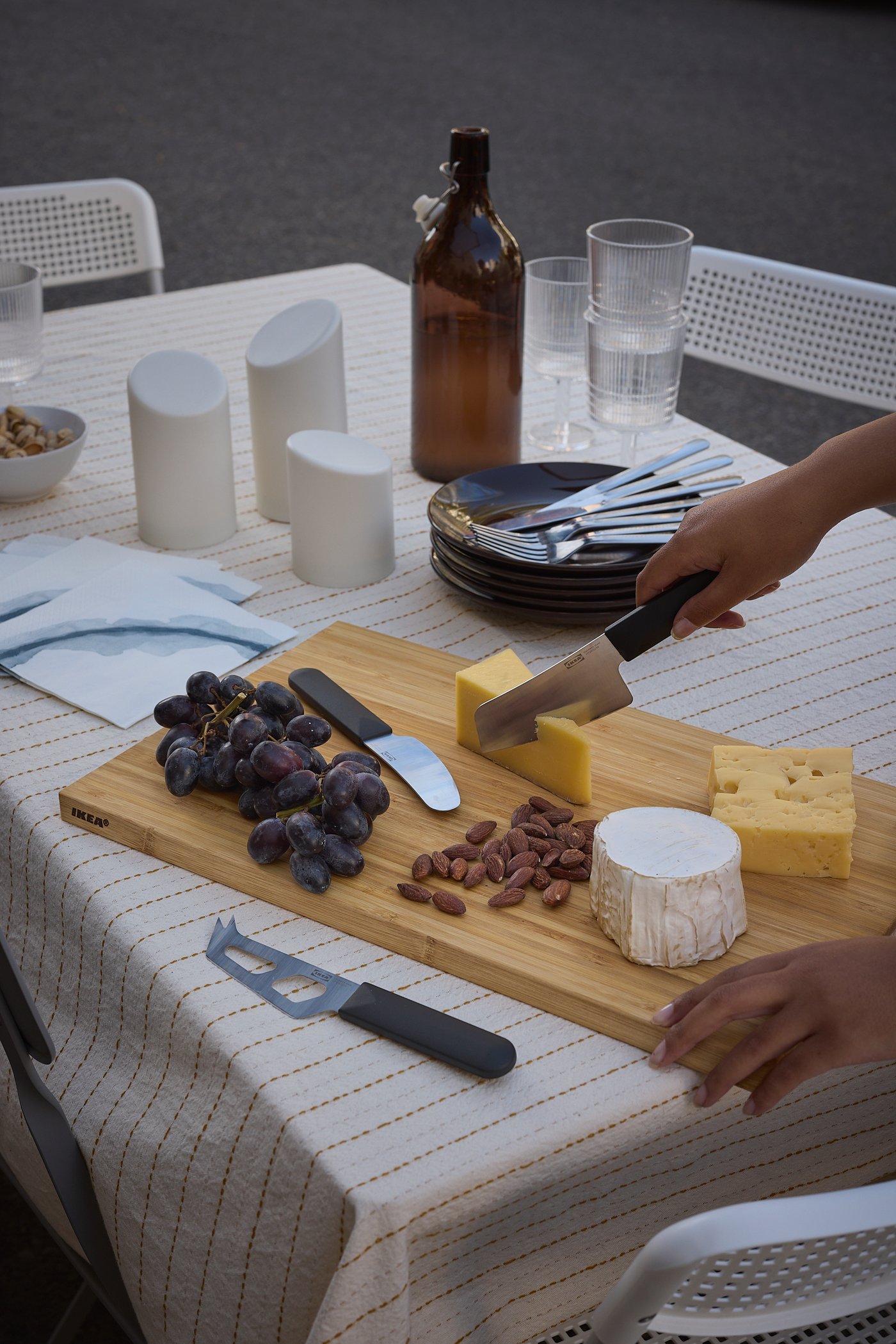 SKÄRLÅNGA
Sajtkés szett, 3 db, rozsdamentes/fekete