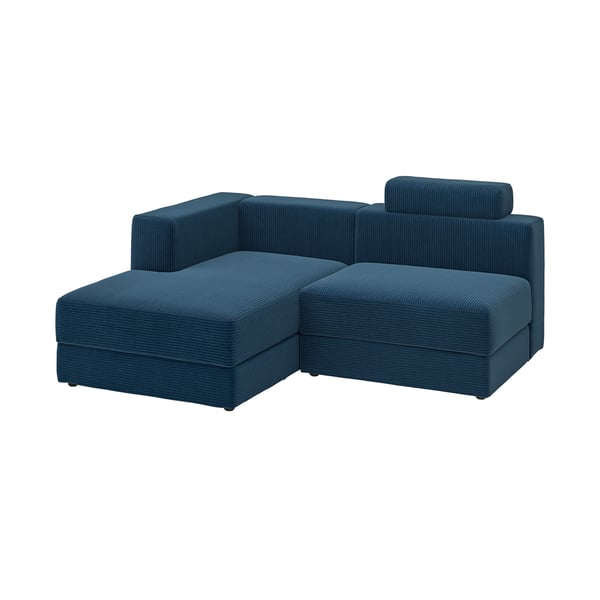 Un canapé modulable bleu JATTEBO