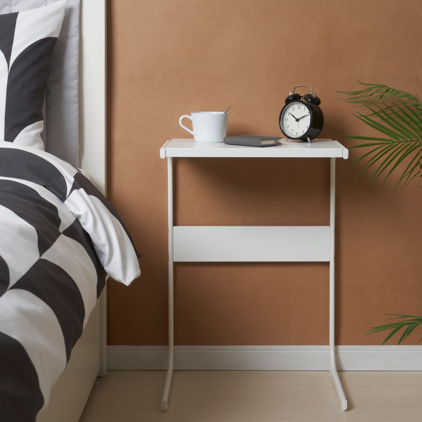 A white BRUKSVARA side table