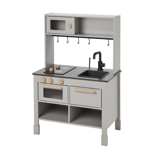 A grey SILLTRUT kitchen for children in the NA