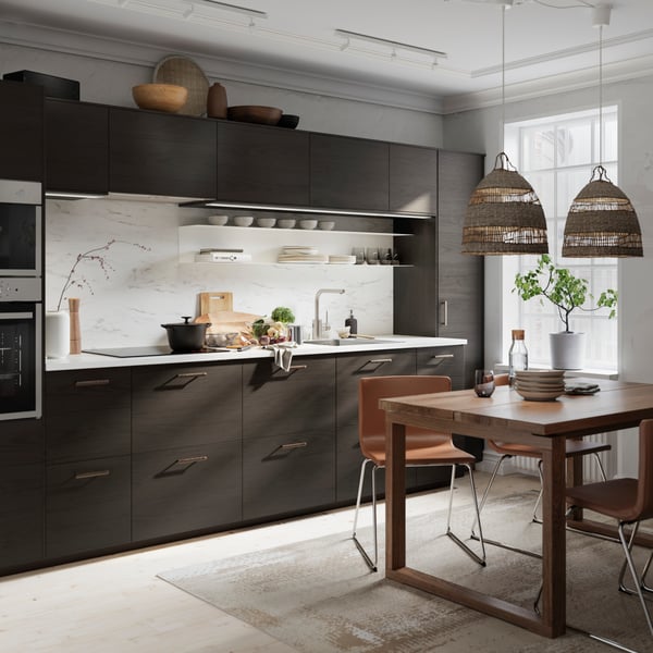 Brown SEKTION kitchen