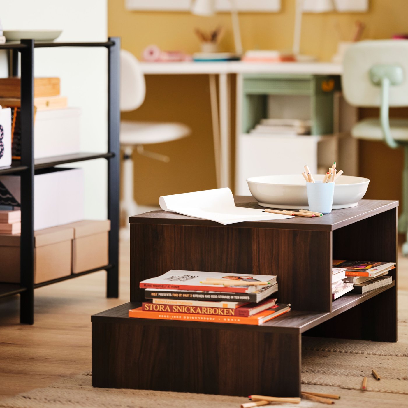 HOLMERUD Coffee table in dark brown