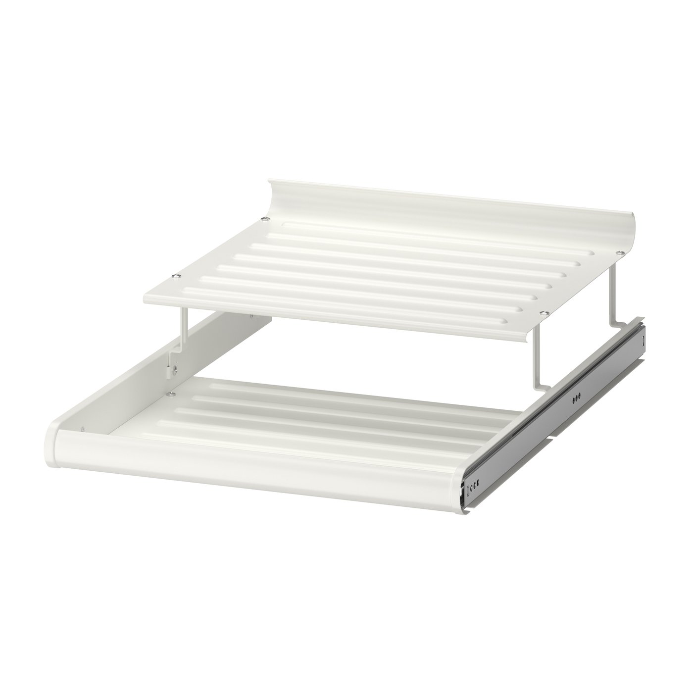 IKEA KOMPLEMENT utdragbart skohyllplan, vit, 50x58 cm