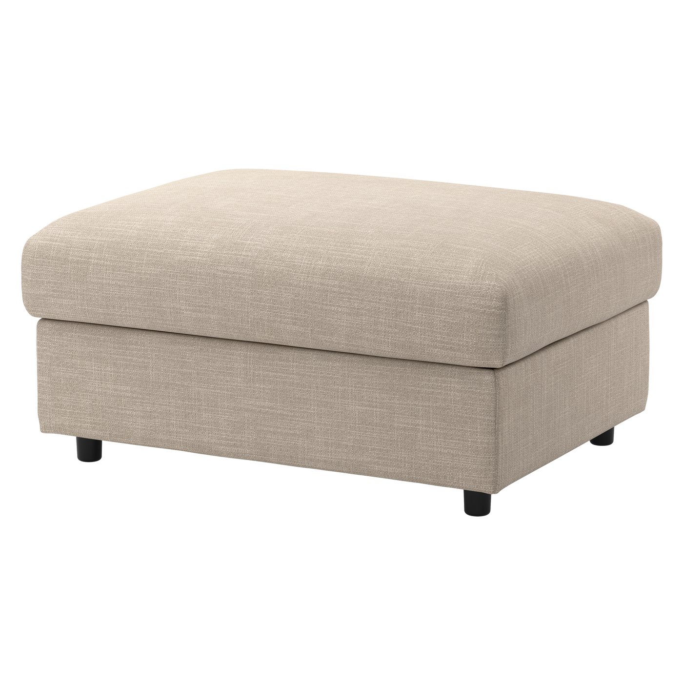 IKEA VIMLE fotpall med förvaring, hillared beige