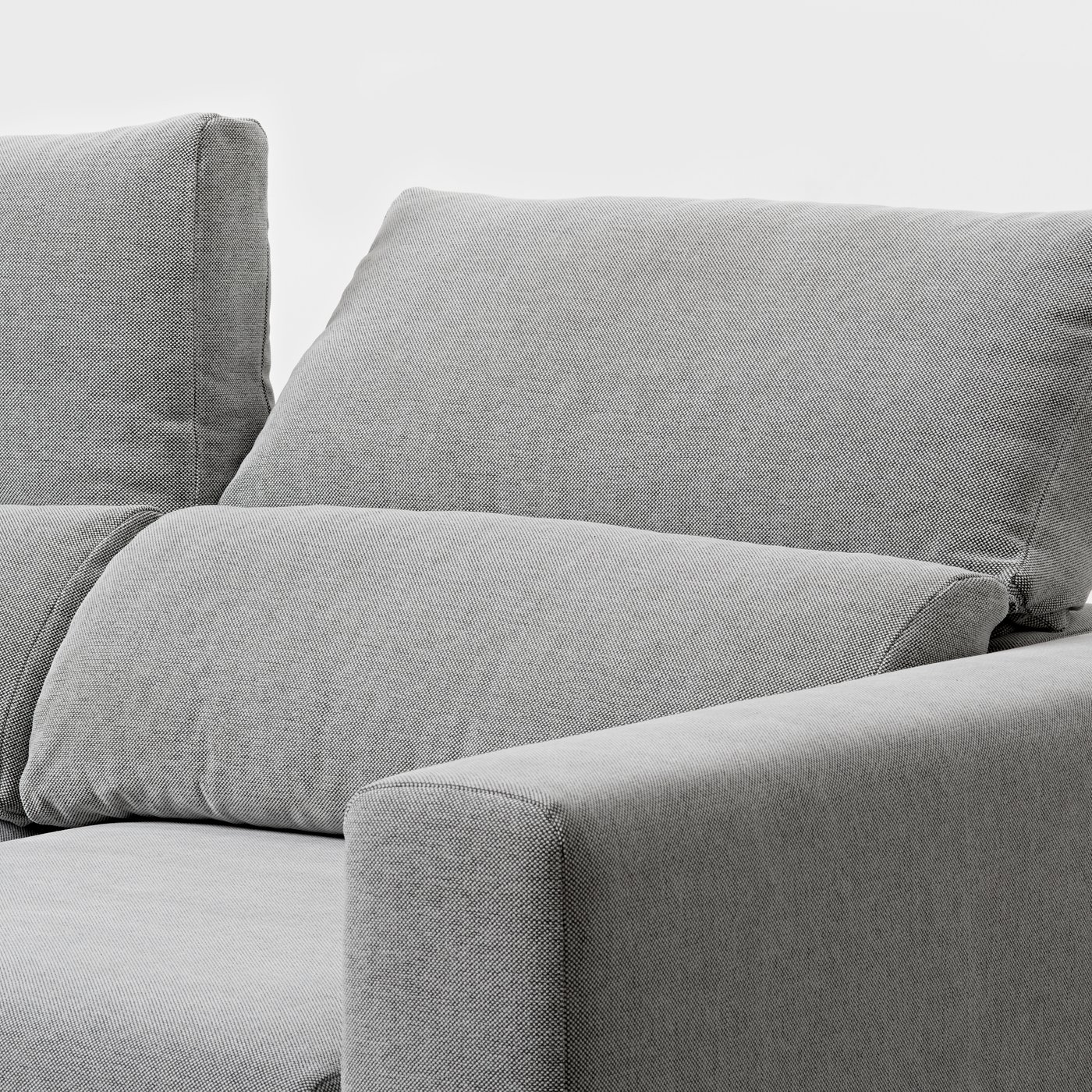 A Tallmyra white/black ESKILSTUNA 3-seat sofa
