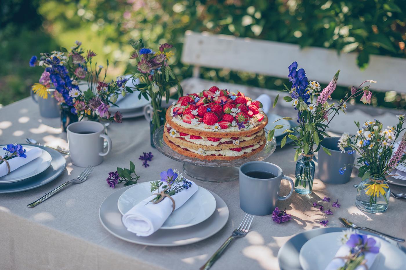 Rezept: Midsommar-Mandeltorte