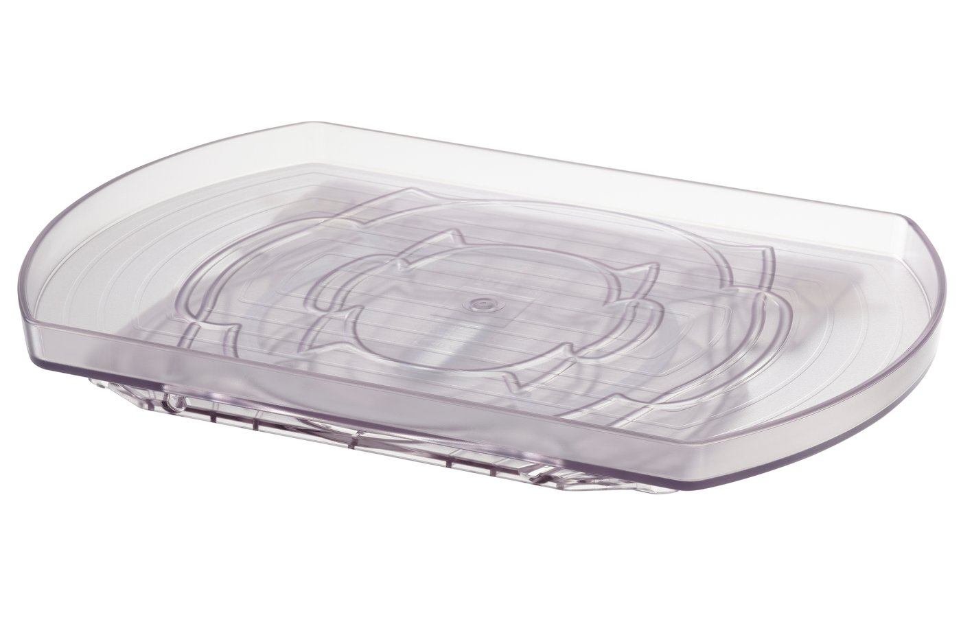 IKEA SNURRAD snurrbricka för förvaring, transparent