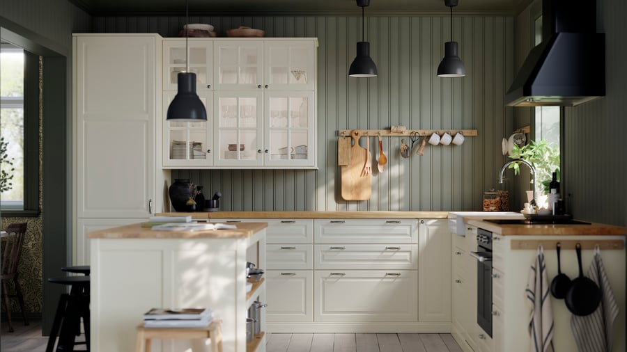 Idee: Helle Küchenfronten im Landhausstil - IKEA Deutschland