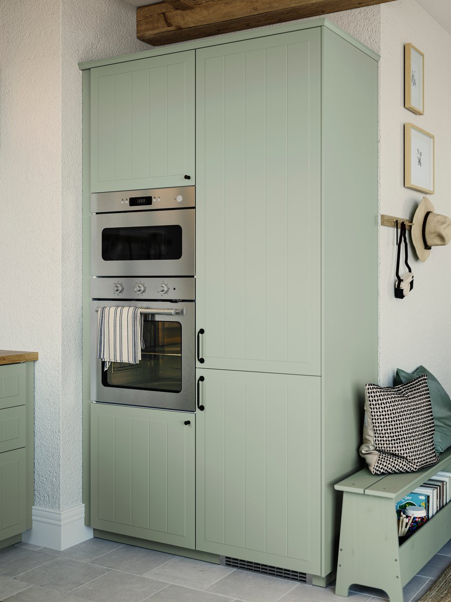 Matt Sage Green Kitchen - METOD Kitchen Systems - IKEA