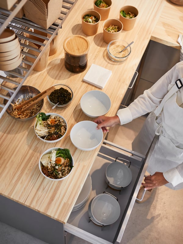 IKEA 365+ Miska, zaokrąglone boki biały, 16 cm