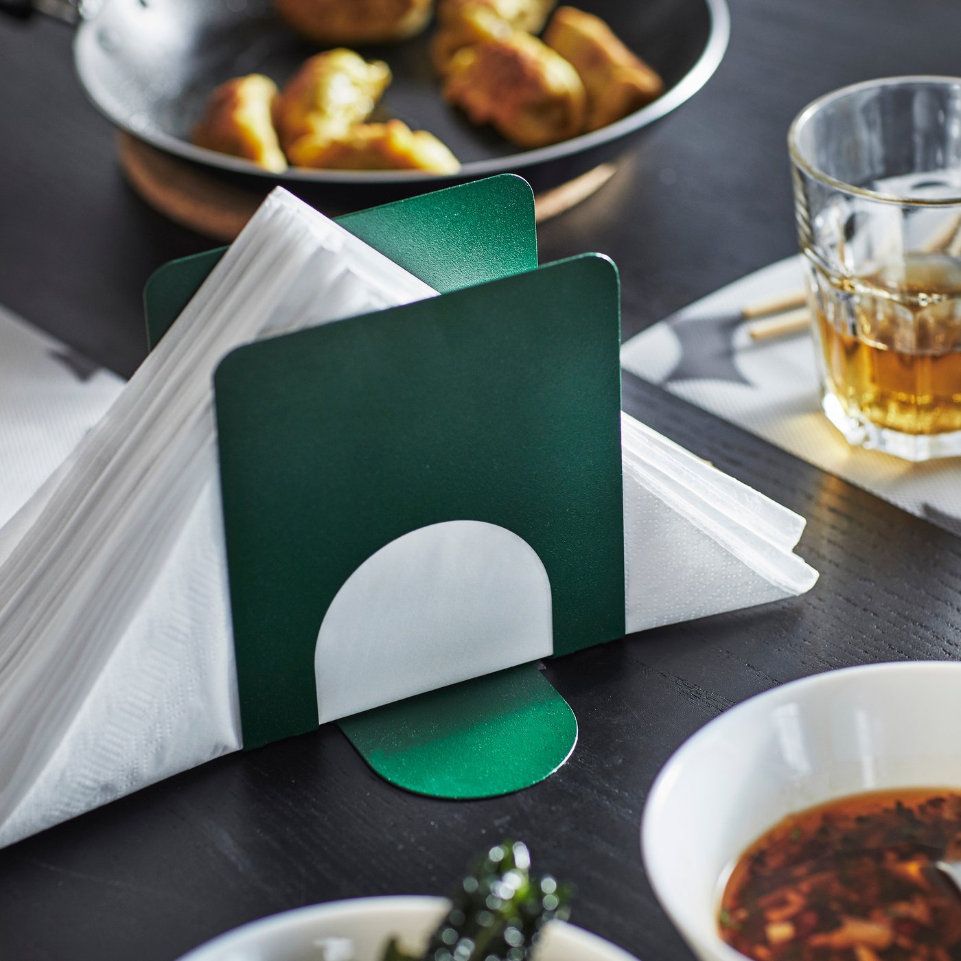 SKOGSRÖR
Szalvétatartó, sötétzöld, 13x12 cm