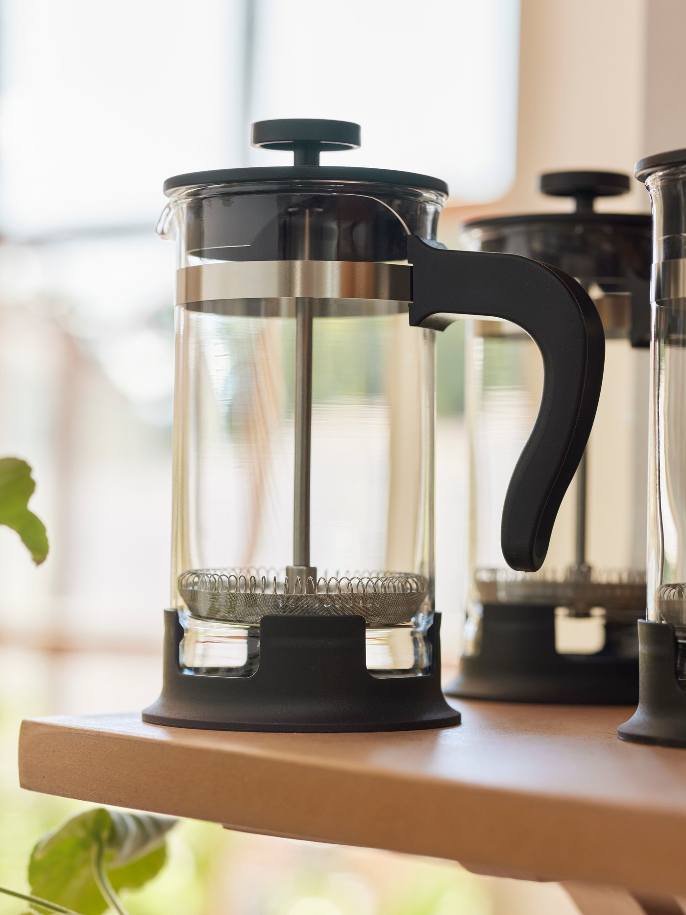 UPPHETTA coffee/tea maker, glass/stainless steel