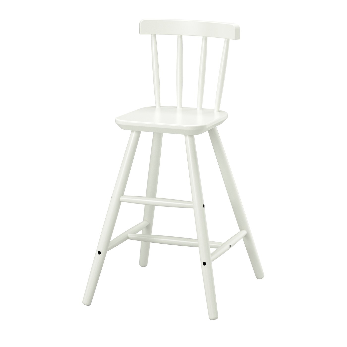 IKEA AGAM juniorstol, vit