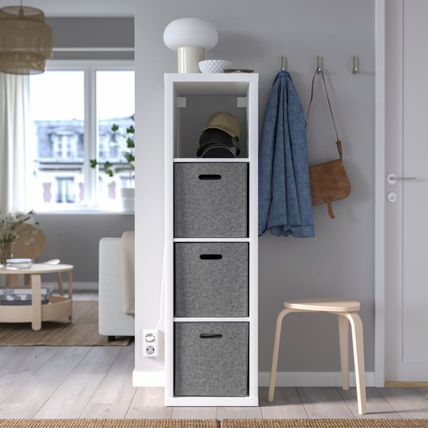 A grey BLÄDDRA box