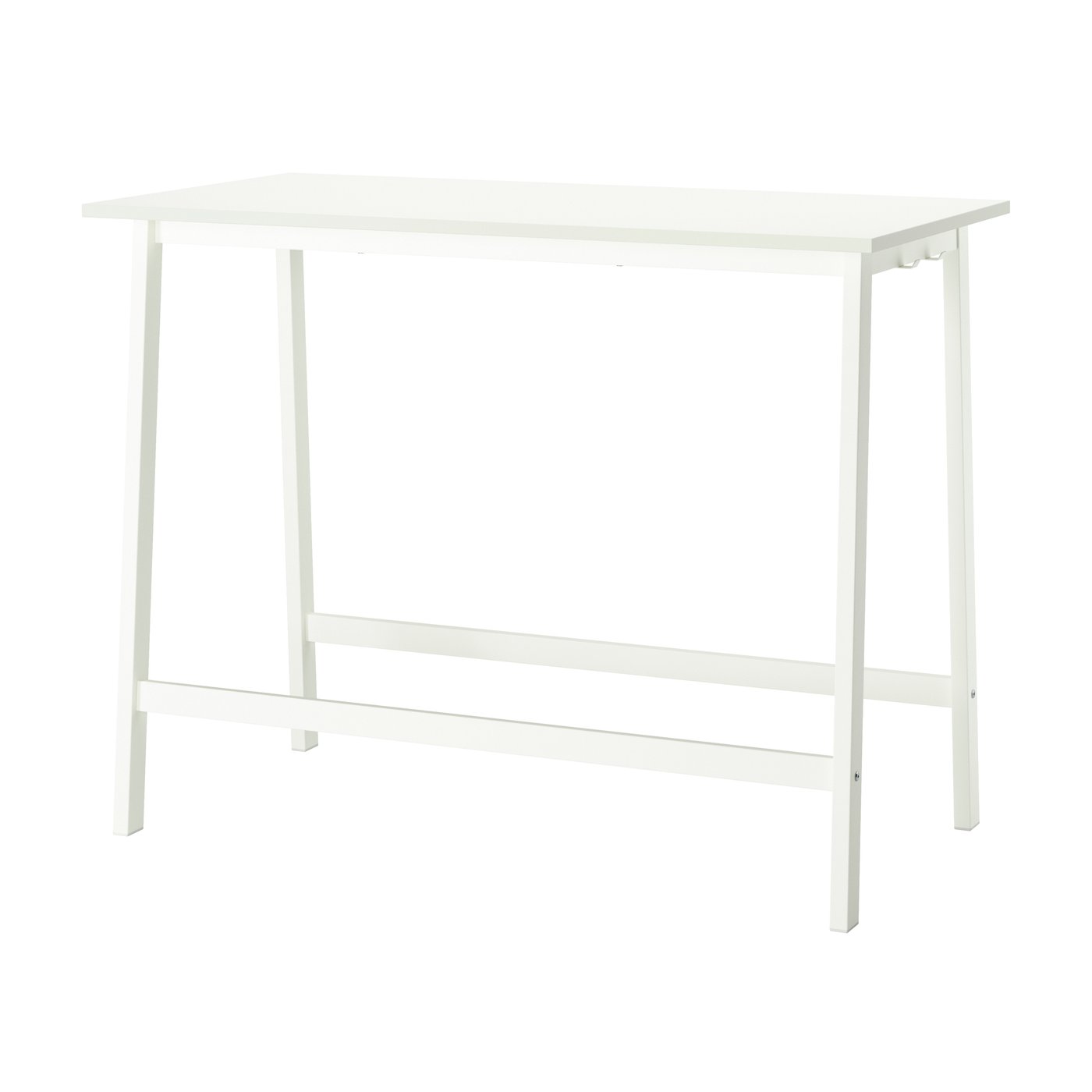 IKEA MITTZON konferensbord, vit, 140x68x105 cm