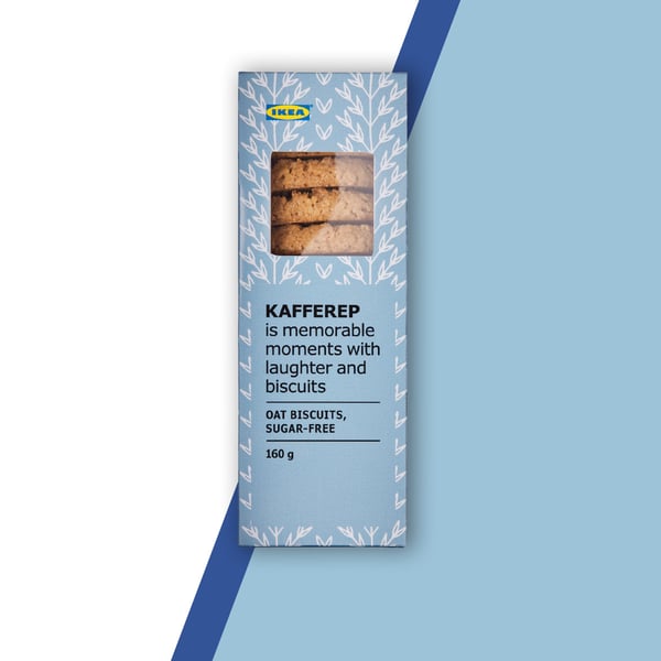 Una confezione di biscotti d'avena senza zucchero KAFFEREP