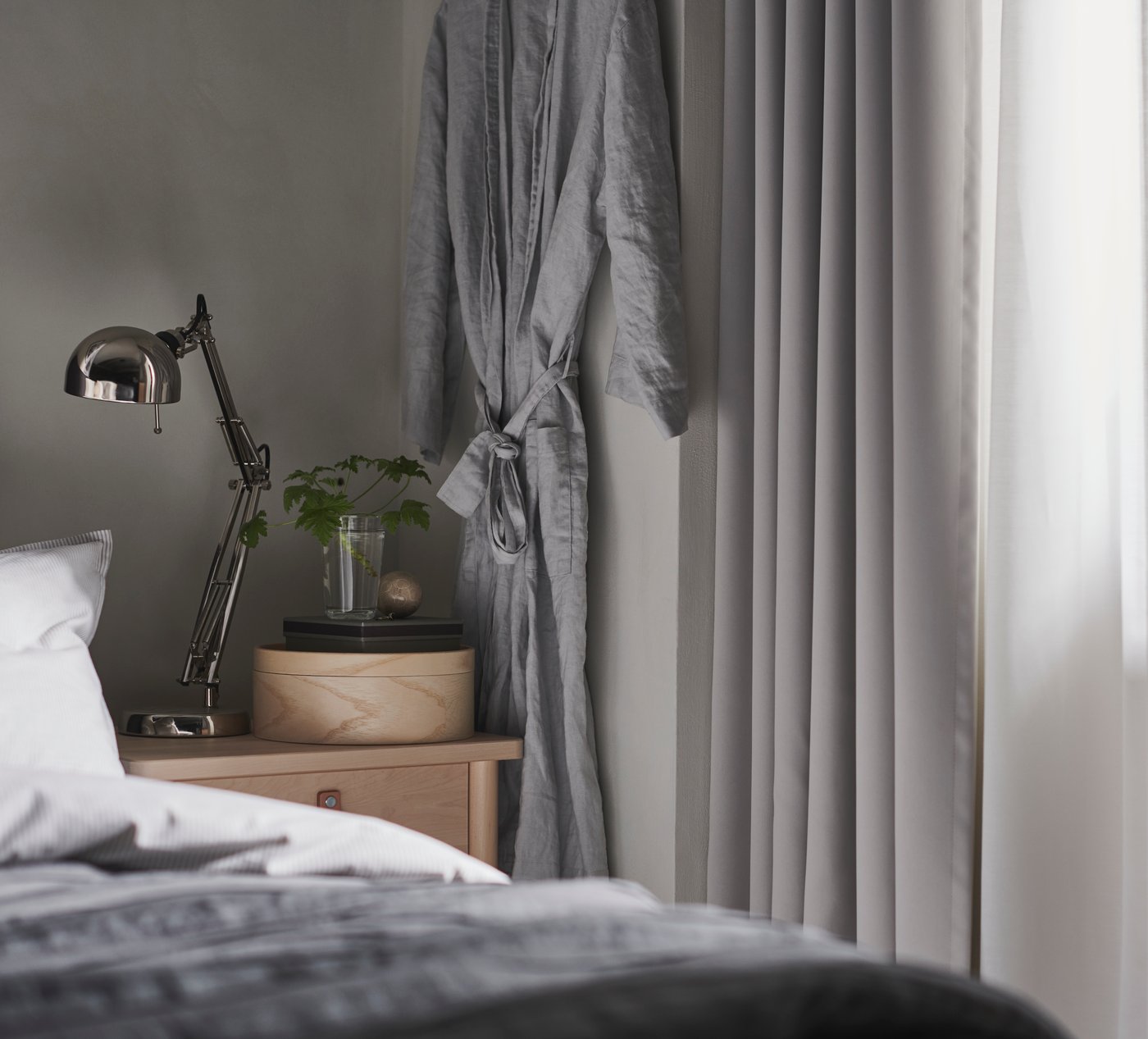 HILJA زوج ستائر أبيض