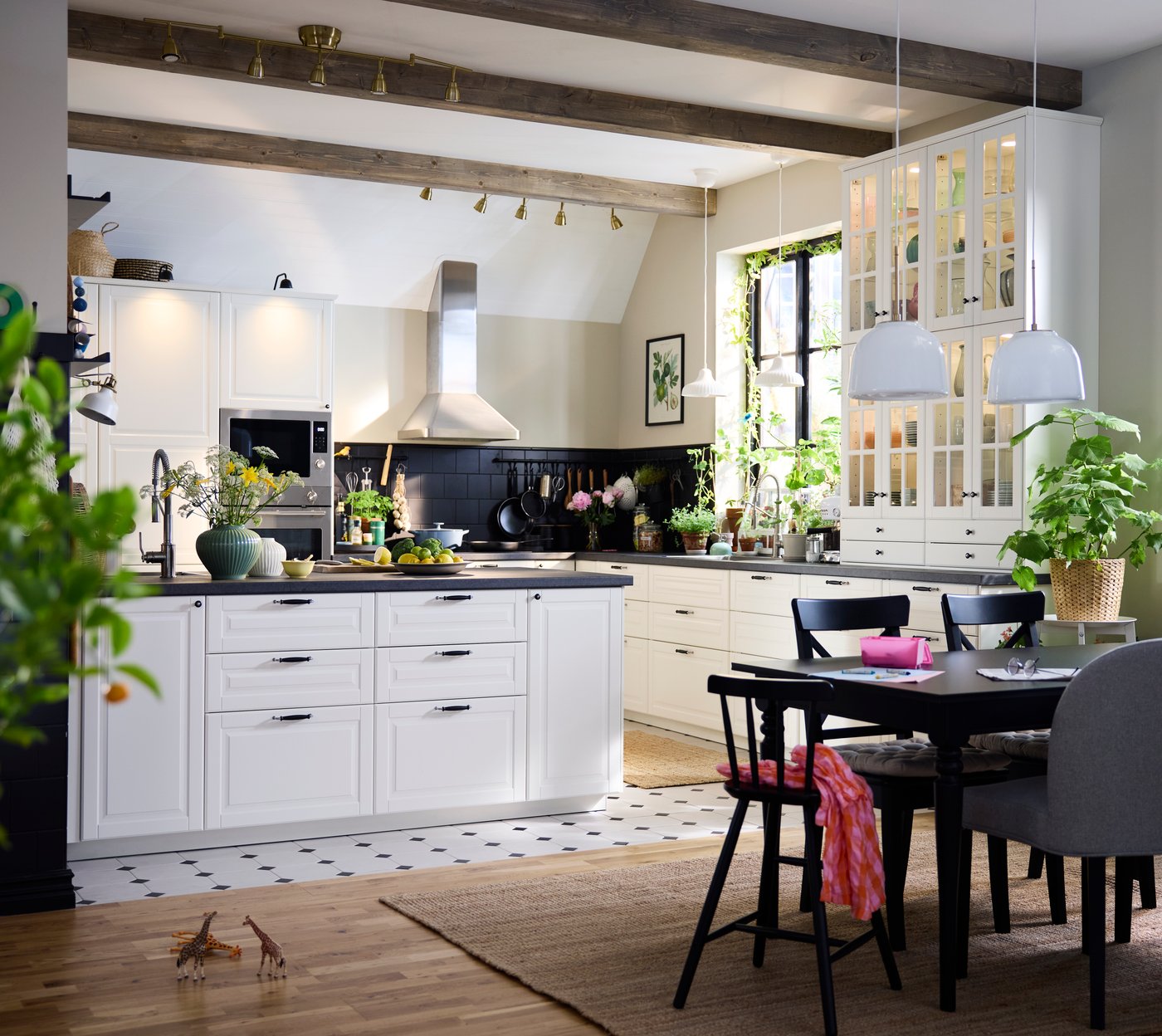 A fig plant BILD poster in the kitchen