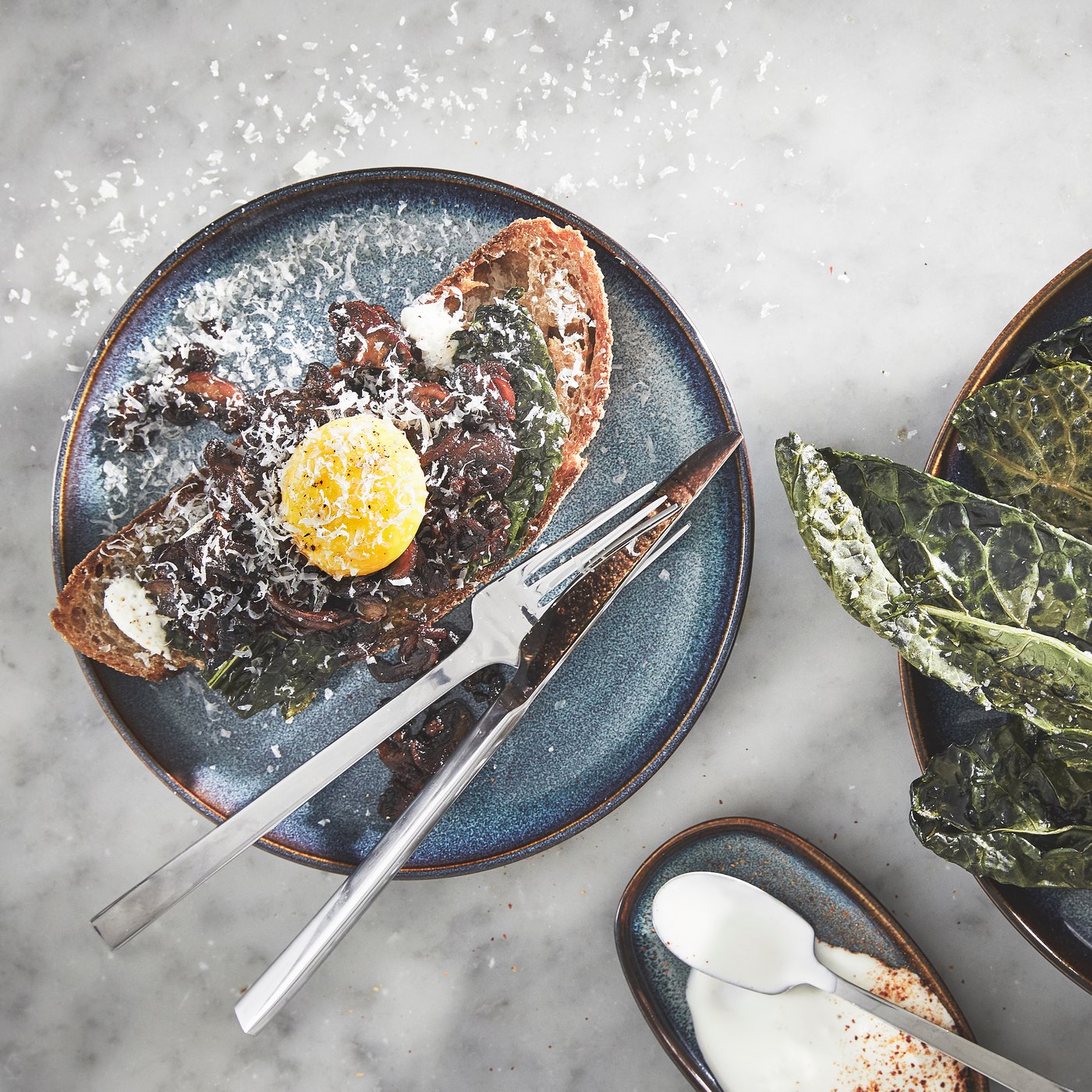 Assiette GLADELIG bleue