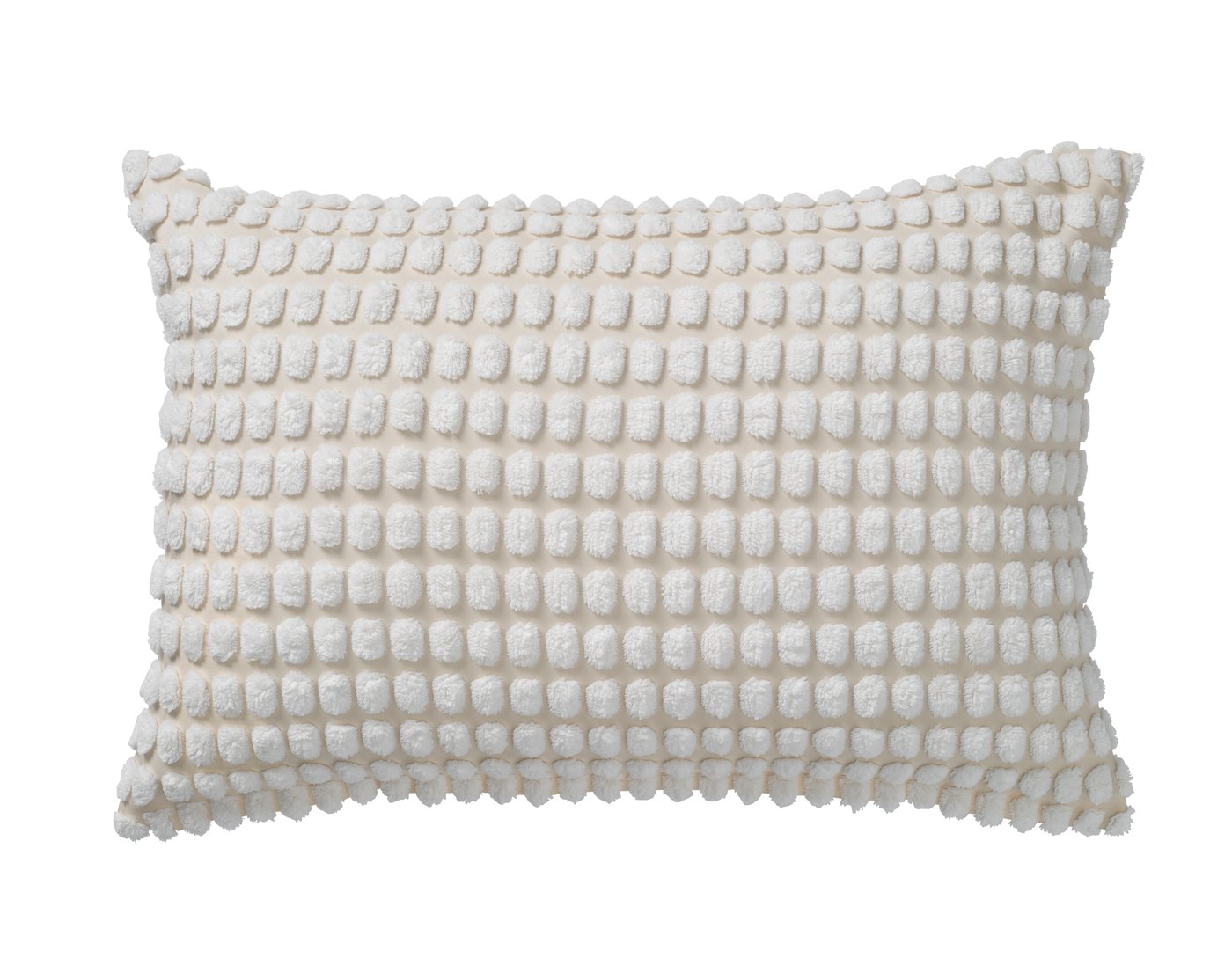 IKEA SVARTPOPPEL kuddfodral, off-white, 40x58 cm