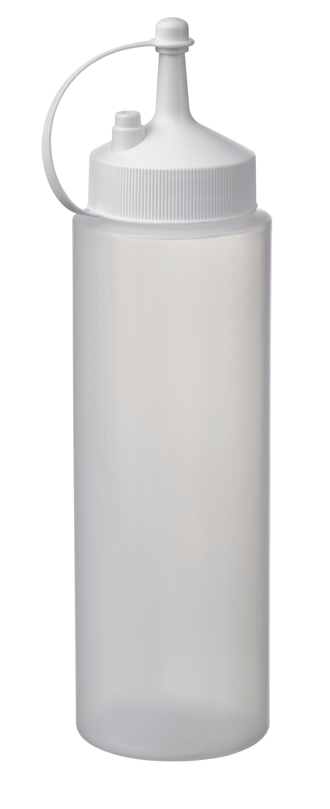 IKEA GRILLTIDER squeezeflaska, vit/transparent, 330 ml