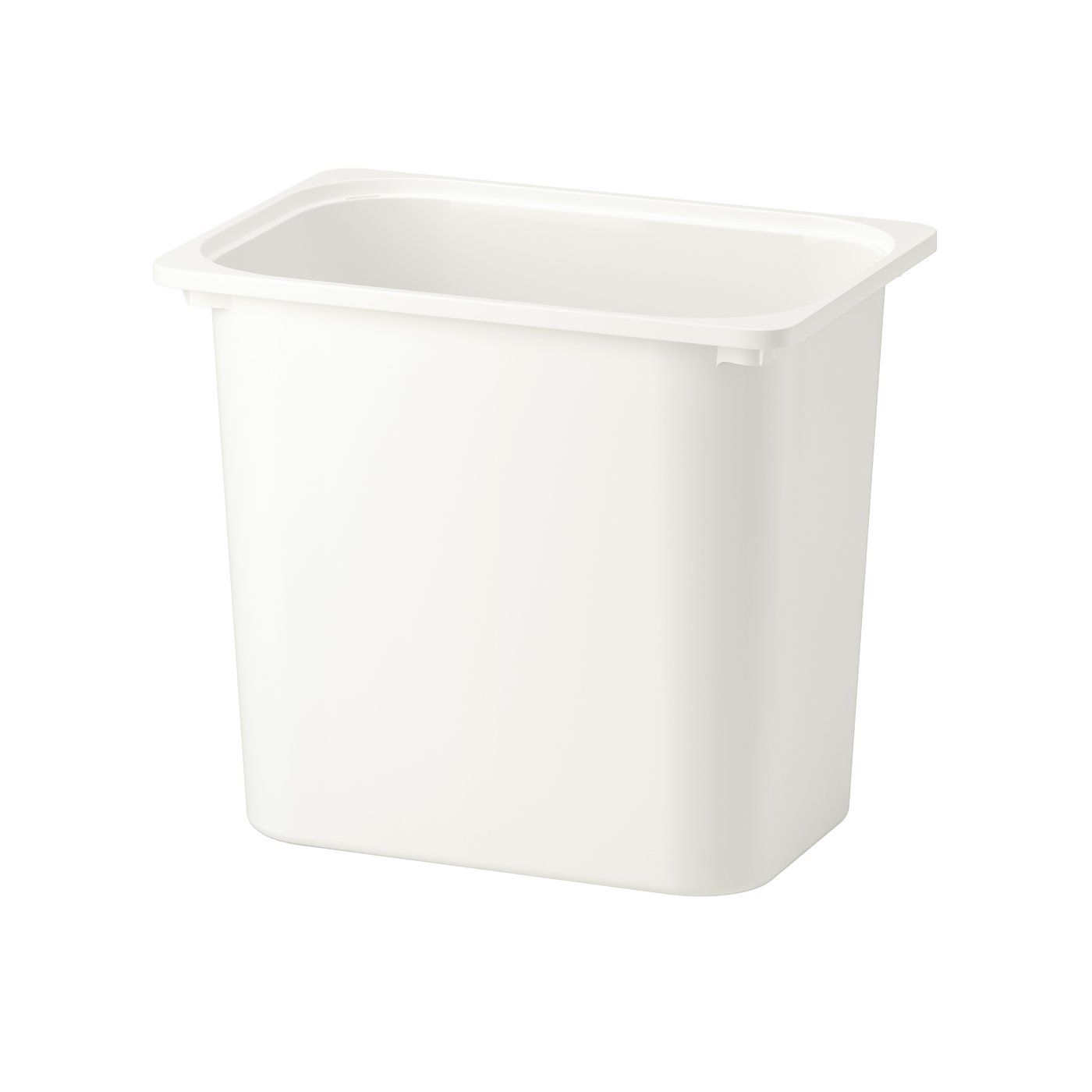 A white TROFAST storage box