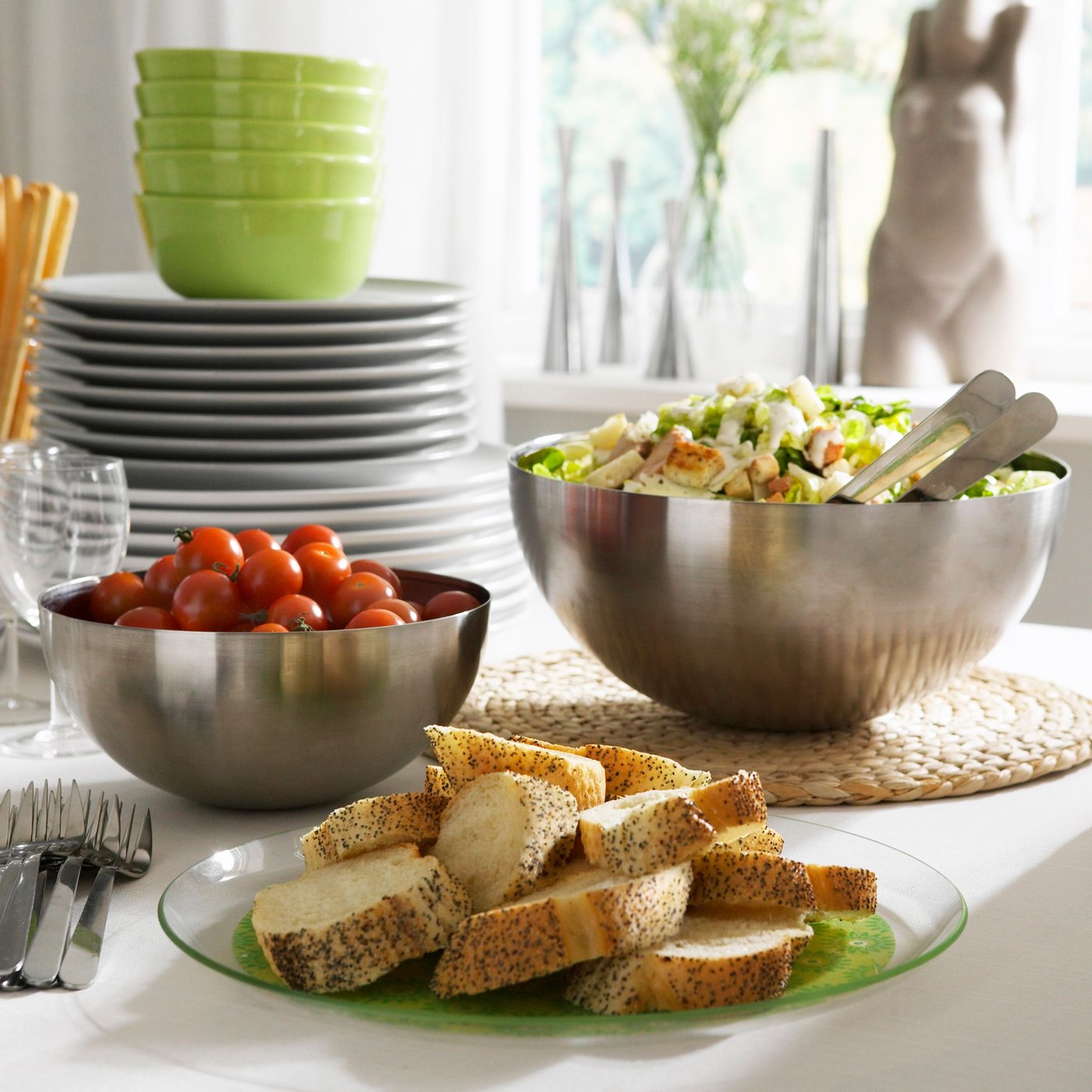 A beige DINERA side plate