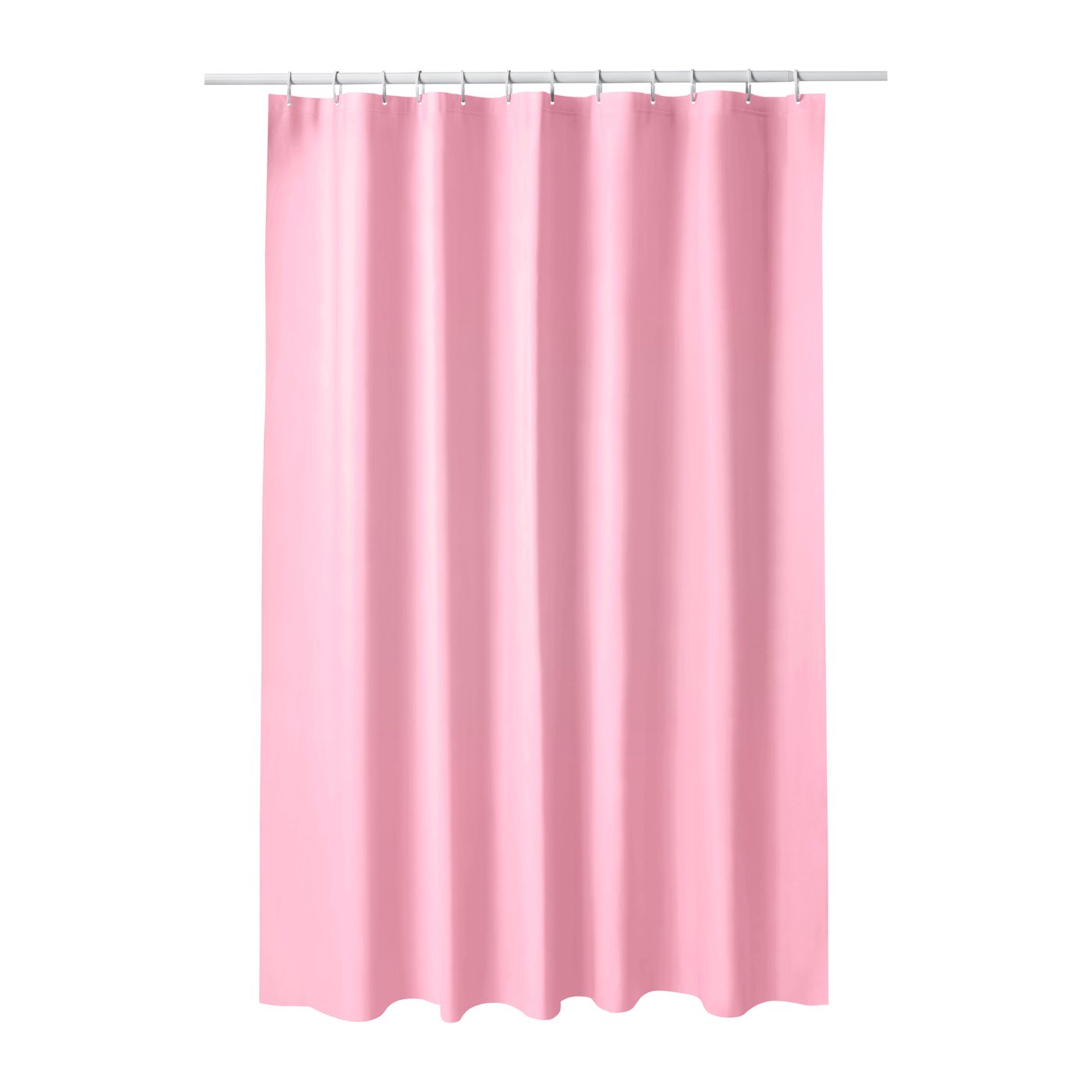 IKEA LUDDHAGTORN duschdraperi, rosa, 180x200 cm