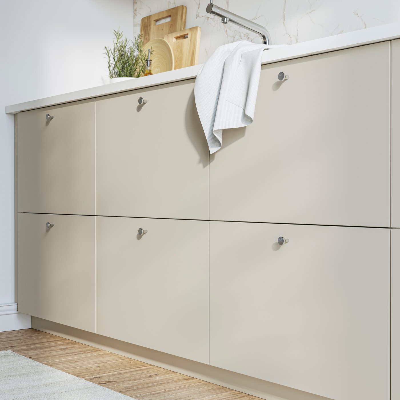 Beige HAVSTORP fronter.